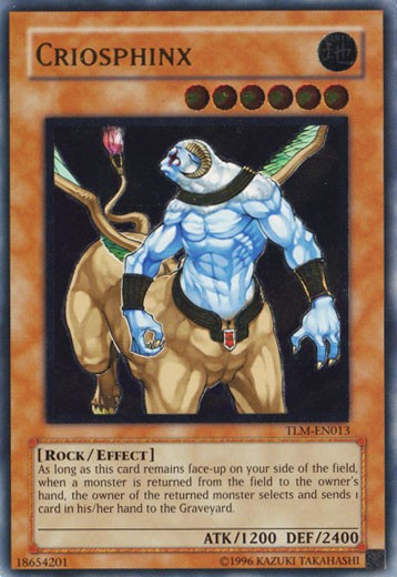 Criosphinx - TLM-EN013 - Ultimate Rare - Unlimited available at 401 Games Canada