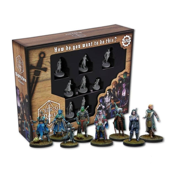 Critical Role Unpainted Miniatures - Mighty Nein available at 401 Games Canada