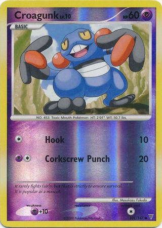 Croagunk - 101/147 - Common - Reverse Holo available at 401 Games Canada