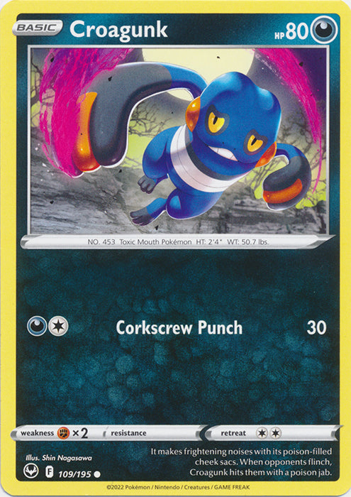 Croagunk - 109/195 - Common available at 401 Games Canada