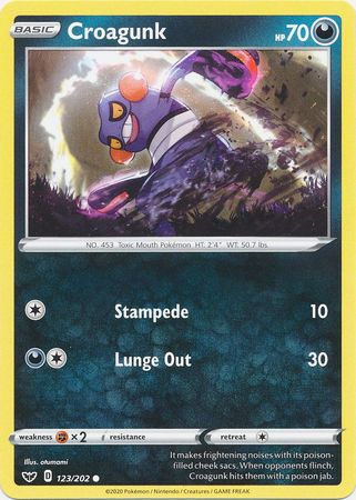 Croagunk - 123/202 - Common available at 401 Games Canada