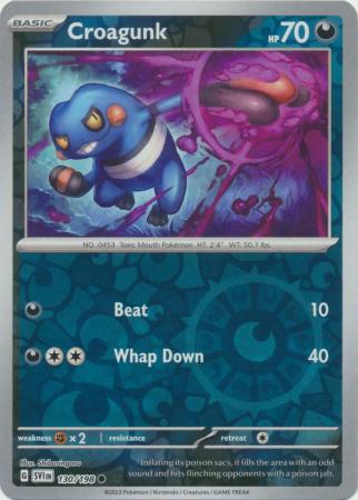 Croagunk - 130/198 - Common - Reverse Holo available at 401 Games Canada