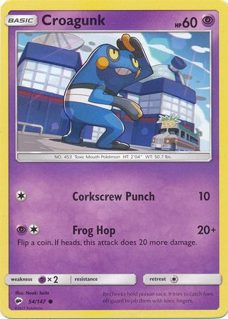 Croagunk - 54/147 - Common available at 401 Games Canada