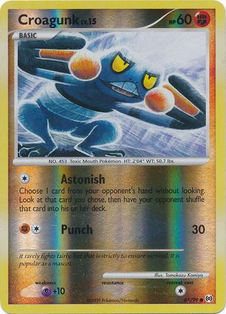 Croagunk - 61/99 - Common - Reverse Holo available at 401 Games Canada