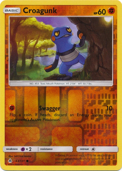 Croagunk - 63/131 - Common - Reverse Holo available at 401 Games Canada