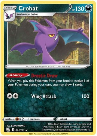 Crobat - 091/163 - Rare - Theme Deck Exclusive available at 401 Games Canada