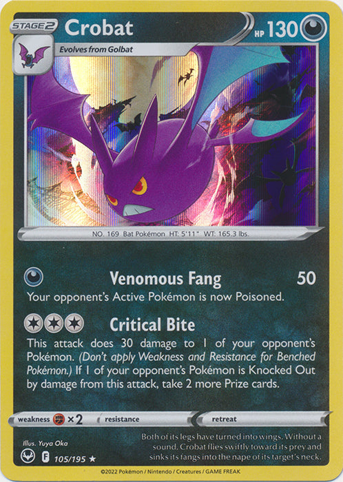 Crobat - 105/195 - Holo Rare available at 401 Games Canada