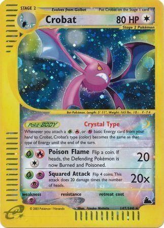 Crobat - 147/144 - Holo available at 401 Games Canada