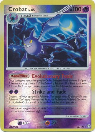 Crobat - 23/123 - Rare - Reverse Holo available at 401 Games Canada