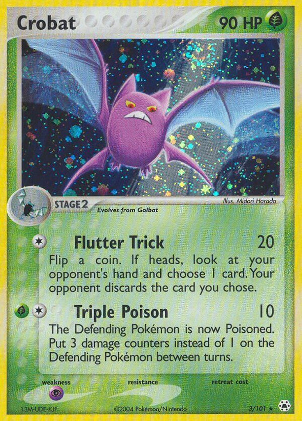 Crobat - 3/101 - Holo Rare available at 401 Games Canada