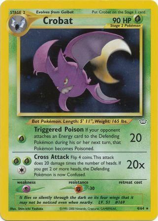 Crobat - 4/64 - Holo - Unlimited available at 401 Games Canada