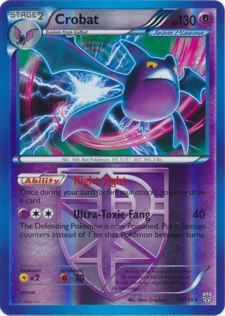 Crobat - 55/135 - Holo Rare - Reverse Holo available at 401 Games Canada