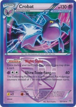 Crobat - 55/135 - Holo Rare available at 401 Games Canada