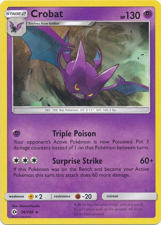 Crobat - 56/149 - Rare - Theme Deck Exclusive available at 401 Games Canada