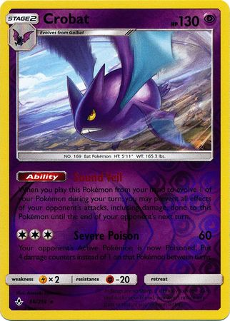 Crobat - 66/214 - Holo Rare - Reverse Holo available at 401 Games Canada