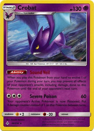 Crobat - 66/214 - Holo Rare available at 401 Games Canada