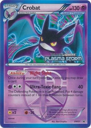 Crobat - BW51 - Pre-Release Promo available at 401 Games Canada