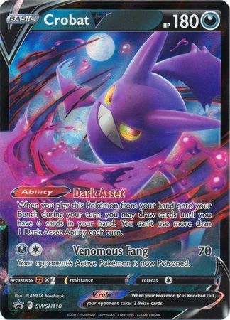 Crobat V - SWSH110 - Promo available at 401 Games Canada