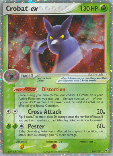 Crobat ex - 96/107 - Ultra Rare available at 401 Games Canada