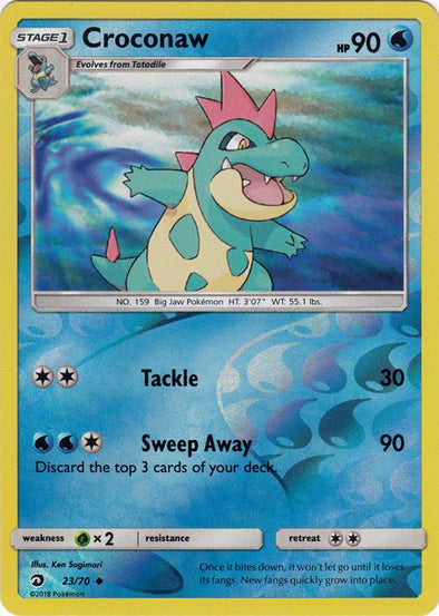 Croconaw - 23/70 - Uncommon - Reverse Holo available at 401 Games Canada