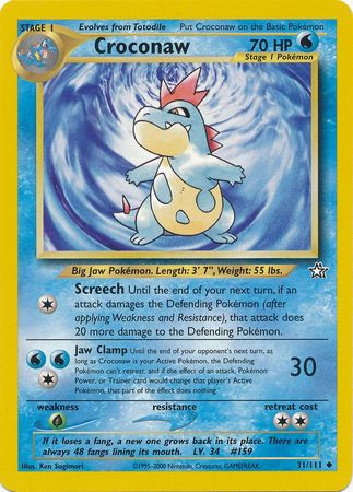Croconaw - 31/111 - Uncommon - Unlimited available at 401 Games Canada