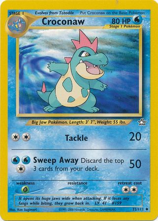 Croconaw - 32/111 - Uncommon - Unlimited available at 401 Games Canada