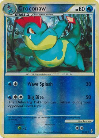 Croconaw - 41/95 - Uncommon - Reverse Holo available at 401 Games Canada