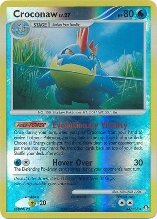 Croconaw - 44/123 - Uncommon - Reverse Holo available at 401 Games Canada