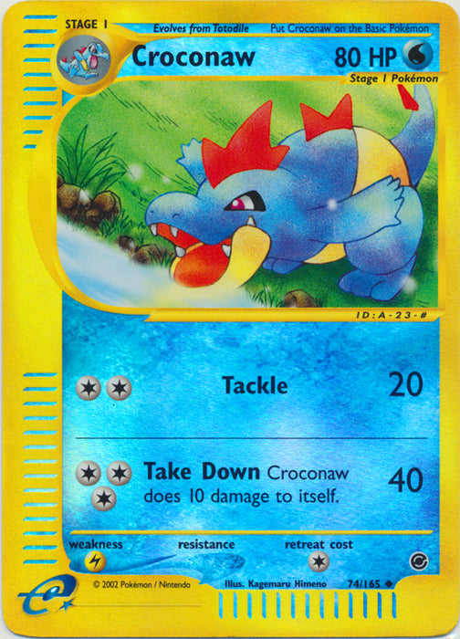 Croconaw - 74/165 - Uncommon - Reverse Holo available at 401 Games Canada