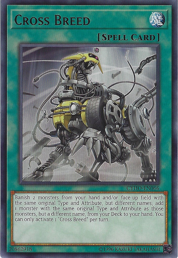 Cross Breed - CYHO-EN066 - Rare - Unlimited available at 401 Games Canada