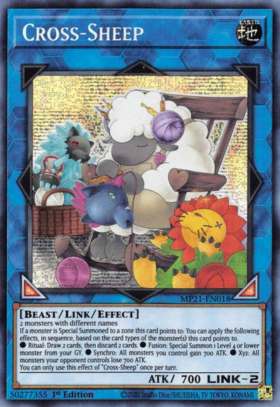 Cross-Sheep - MP21-EN018 - Prismatic Secret Rare - 1st Edition available at 401 Games Canada