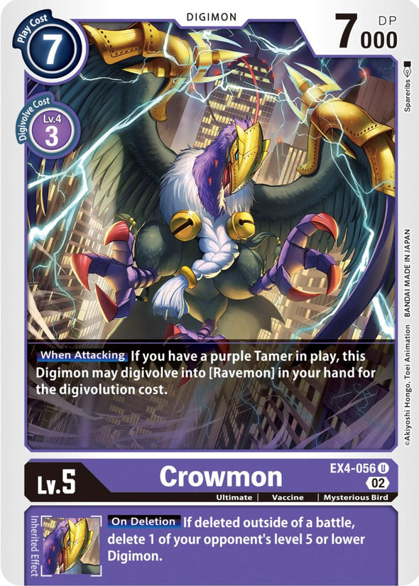 Crowmon - EX4-056 - Uncommon available at 401 Games Canada