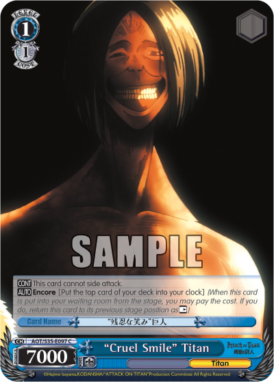 "Cruel Smile" Titan - AOT/S35-E097 - Common available at 401 Games Canada