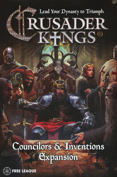 Crusader Kings - The Board Game - Councilors and Inventions Expansion available at 401 Games Canada