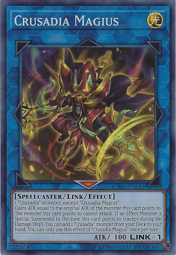 Crusadia Magius - CYHO-EN042 - Super Rare - Unlimited available at 401 Games Canada