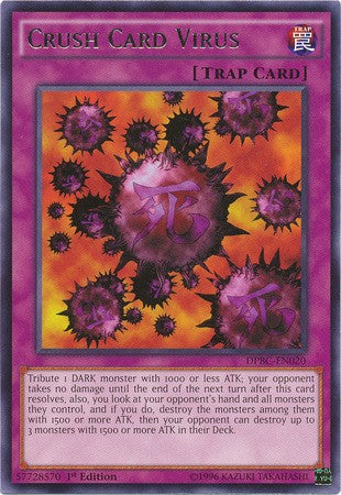 Crush Card Virus - DPBC-EN020 - Rare - 1st Edition available at 401 Games Canada