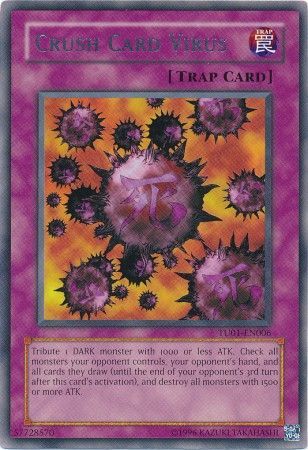 Crush Card Virus - TU01-EN006 - Rare available at 401 Games Canada