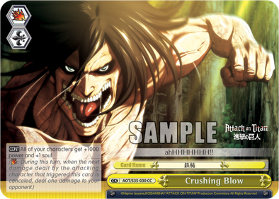 Crushing Blow - AOT/S35-E030 - Climax Common available at 401 Games Canada