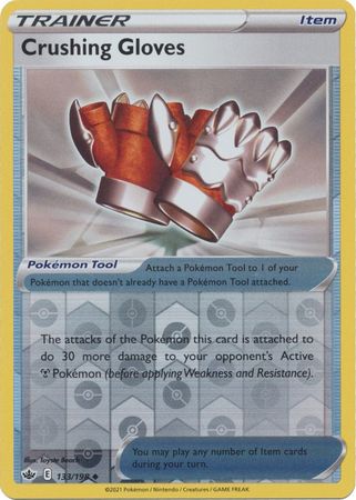 Crushing Gloves - 133/198 - Uncommon - Reverse Holo available at 401 Games Canada