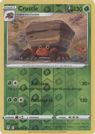 Crustle - 012/203 - Uncommon - Reverse Holo available at 401 Games Canada