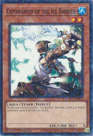 Cryomancer of the Ice Barrier - HAC1-EN031 - Duel Terminal Normal Parallel Rare available at 401 Games Canada