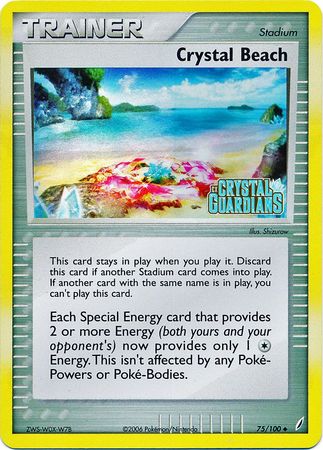 Crystal Beach - 75/100 - Uncommon - Reverse Holo available at 401 Games Canada