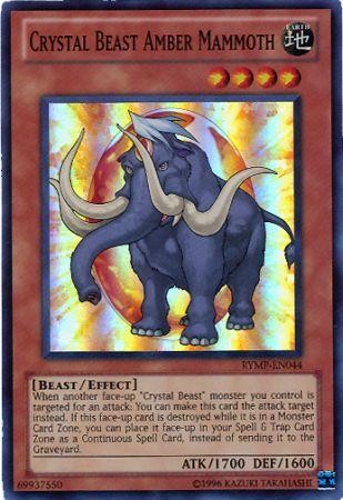 Crystal Beast Amber Mammoth - RYMP-EN044 - Super Rare - Unlimited available at 401 Games Canada
