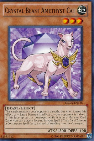 Crystal Beast Amethyst Cat - LCGX-EN156 - Common - Unlimited available at 401 Games Canada