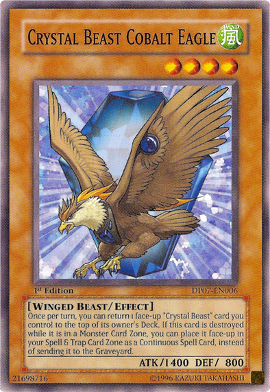 Crystal Beast Cobalt Eagle - DP07-EN006 - Common - 1st Edition available at 401 Games Canada