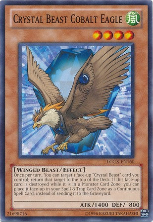 Crystal Beast Cobalt Eagle - LCGX-EN160 - Common - Unlimited available at 401 Games Canada