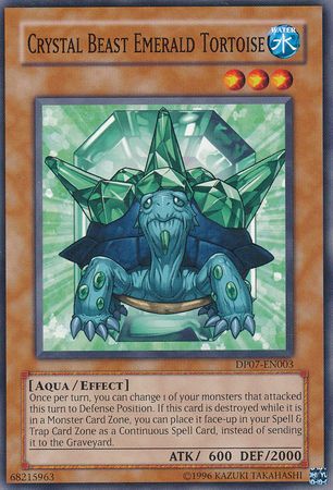 Crystal Beast Emerald Tortoise - DP07-EN003 - Common - Unlimited available at 401 Games Canada