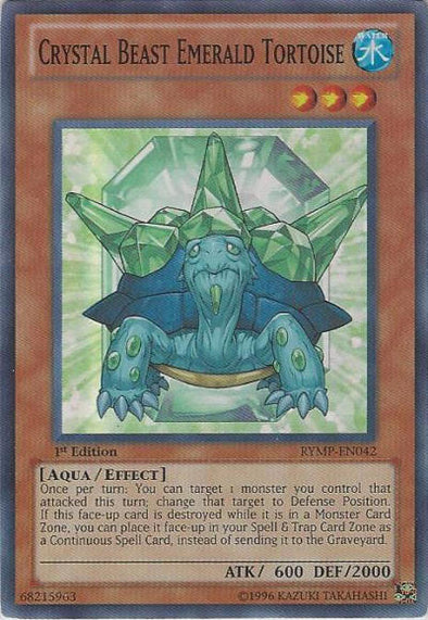 Crystal Beast Emerald Tortoise - RYMP-EN042 - Super Rare - 1st Edition available at 401 Games Canada