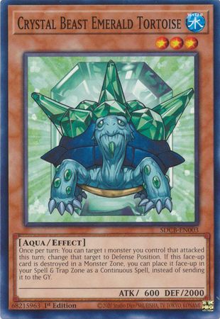 Crystal Beast Emerald Tortoise - SDCB-EN003 - Common - 1st Edition available at 401 Games Canada