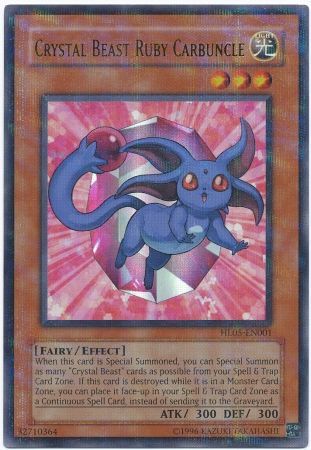 Crystal Beast Ruby Carbuncle - HL05-EN001 - Ultra Parallel Rare available at 401 Games Canada